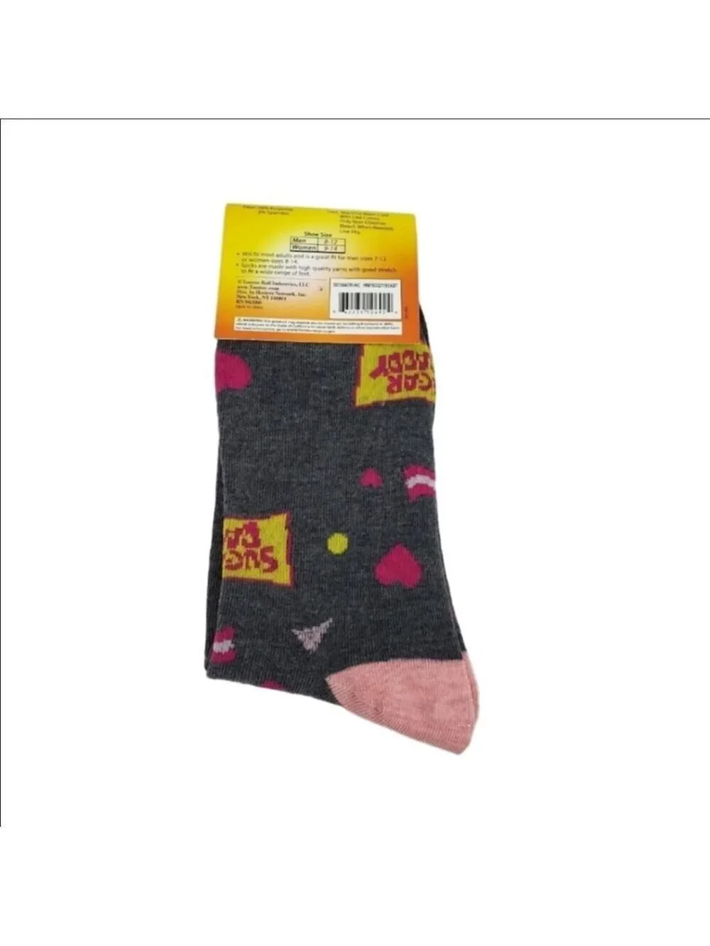 4/ $25 Sugar Daddy Candy Novelty Crew Socks Unisex New